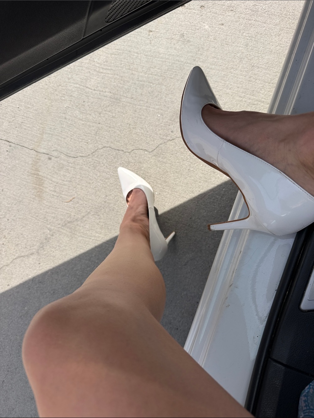 Rare Jessica Simpson Classic Pointed-Toe Women's Pumps in Sz 8.5 in White